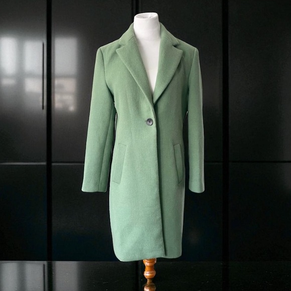 House of Harlow 1960 Jackets & Blazers - HOUSE OF HARLOW 1960 GREEN WOOL BLEND COAT SIZE LARGE